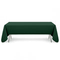 Premium Polyester Rectangle Tablecloth 60"x126" - 220GSM - Hunter Emerald Green - By TCF Linen