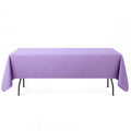 Premium Polyester Rectangle Tablecloth 60"x126" - 220GSM - Lavender - By TCF Linen