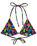 Psilo Recycled Triangle Top by One Stop Rave on a white background.