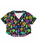 Psilo Cropped Jersey, Cropped Baseball Jersey, - One Stop Rave