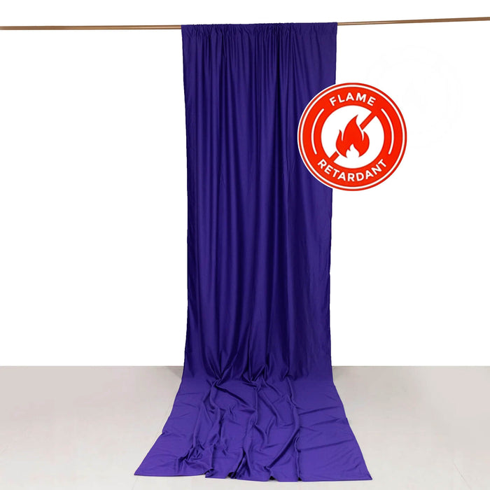 Purple flame-retardant fabric backdrop