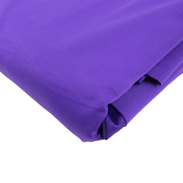 Purple fabric roll for sewing and crafting projects