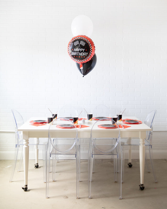 Racecar - Birthday Balloon Bouquet Centerpiece