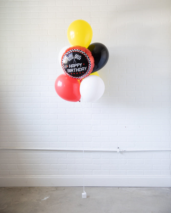 Racecar - Birthday Balloon Bouquet