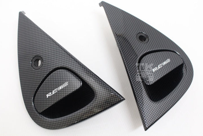 RE AMEMIYA Outer Handle Carbon Look Black - RX-7 FD3S #103101004 RE AMEMIYA