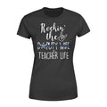 Apparel XS / Black Personalized Shirt - Rockin The Teacher And Deputy Wife Life - Standard Women's T-shirt - DSAPP