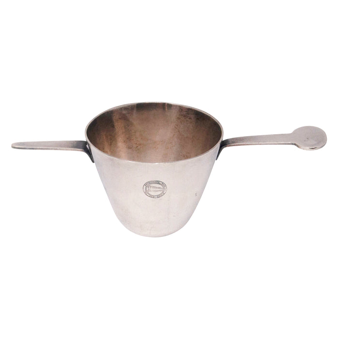 Vintage Silver Plate Handle Jigger Top View | The Hour Shop