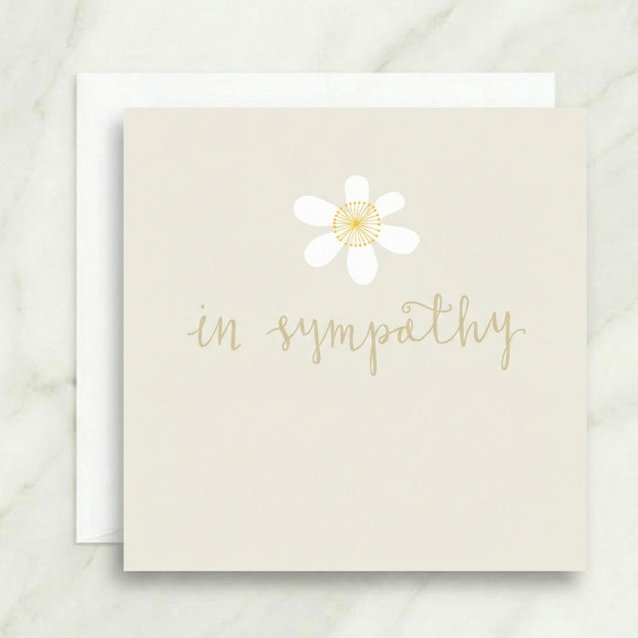 Single Flower Sympathy Card