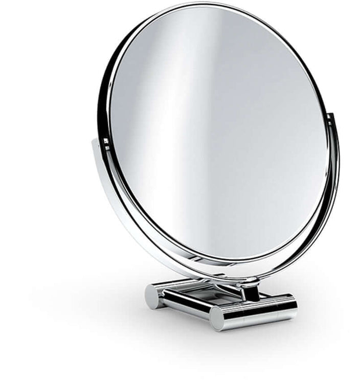 SPT 50 Acrylic Free-Standing Travel Mirror 5x, 7x, 10x by Decor Walther in Chrome or Black