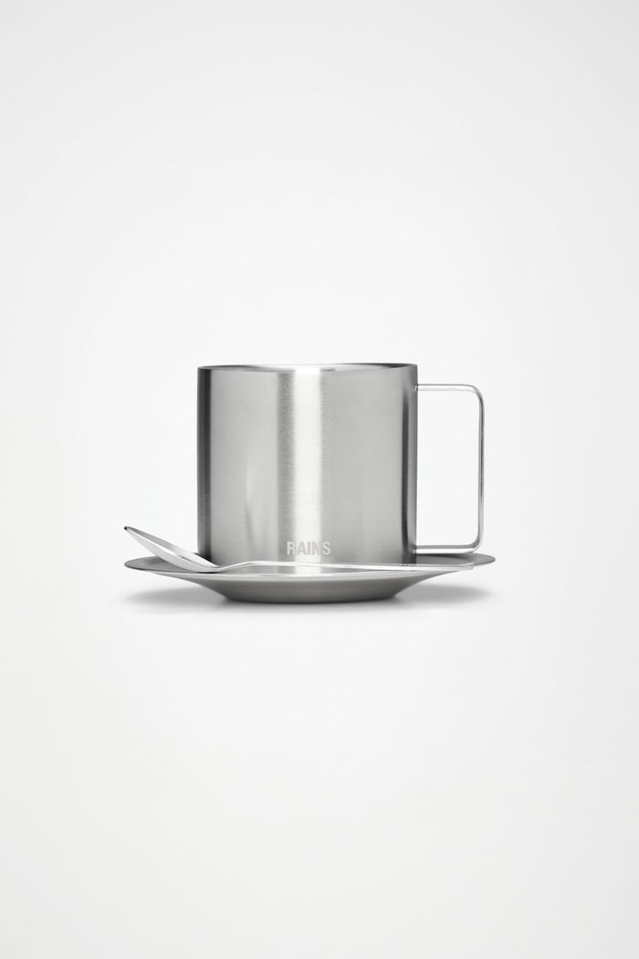 RAINS Stainless Steel Coffee Mug 280 ml Steel 0.28L H8 x D0 x W0 cm Coffee Mugs