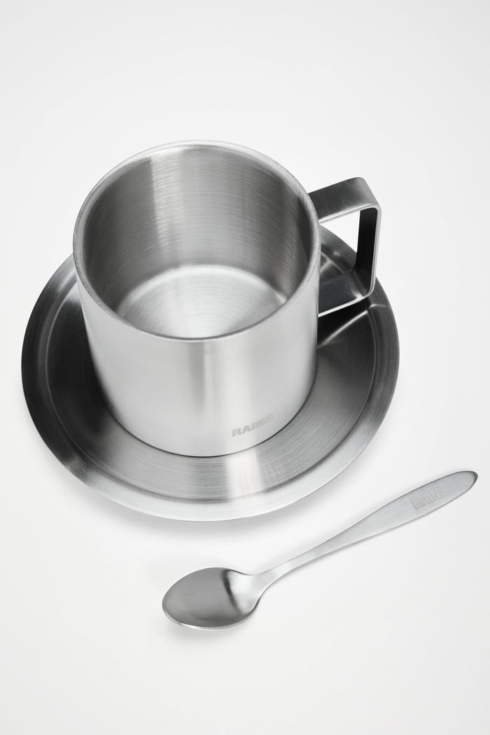 RAINS Stainless Steel Coffee Mug 280 ml Steel 0.28L H8 x D0 x W0 cm Coffee Mugs