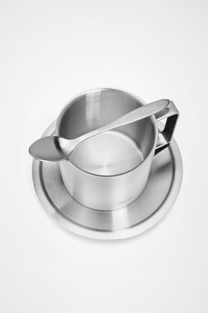 RAINS Stainless Steel Coffee Mug 280 ml Steel 0.28L H8 x D0 x W0 cm Coffee Mugs