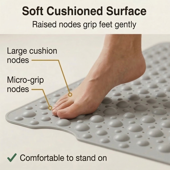 Steddi – Full Length Suction Grip Bath Mat