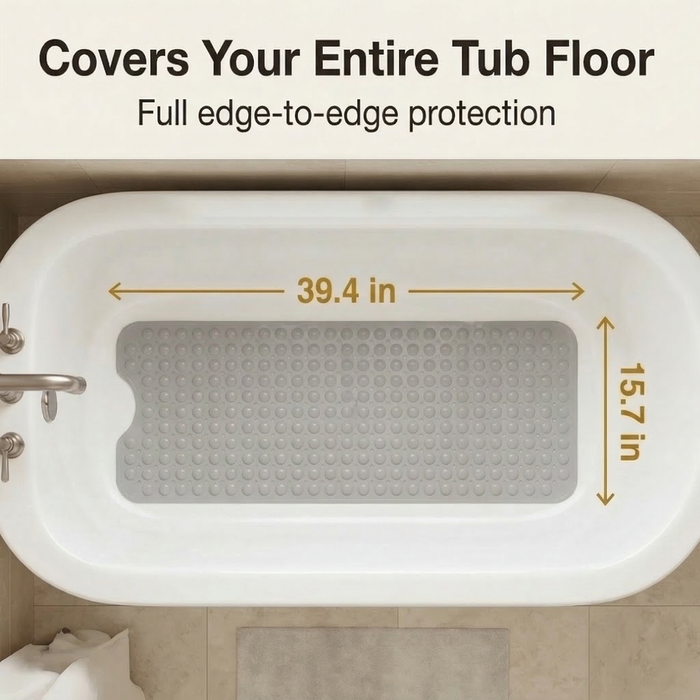 Steddi – Full Length Suction Grip Bath Mat