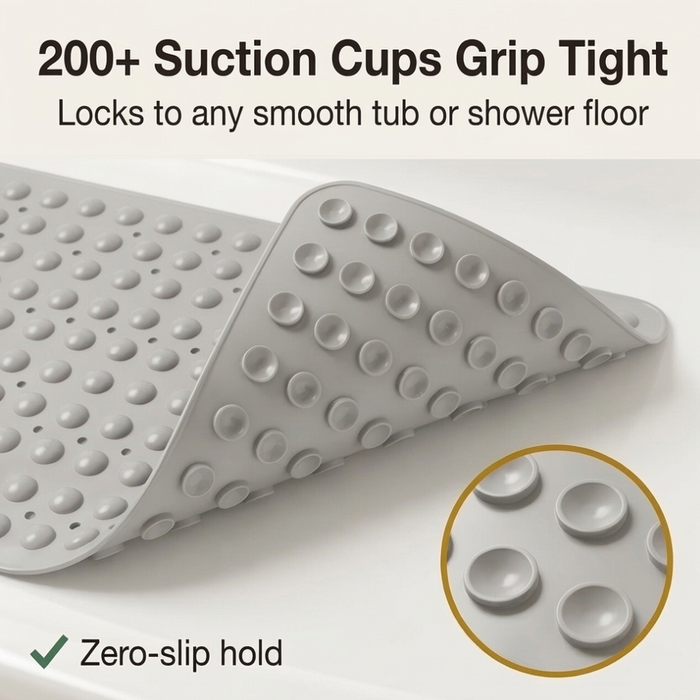 Steddi – Full Length Suction Grip Bath Mat