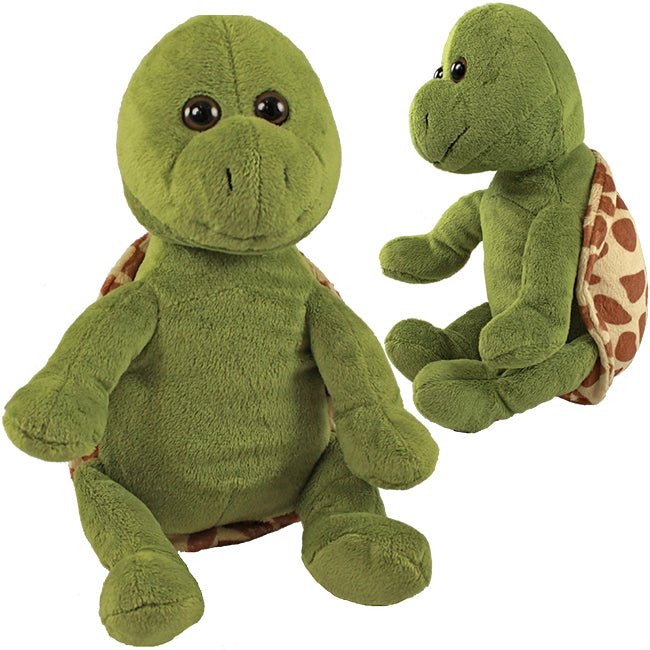 Stuffed Animal - 8" Green Chubby Turtle (Mix-a-Pet)