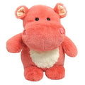 Stuffed Animal - 8" Salmon Pink Chubby Hippo (Mix-a-Pet)