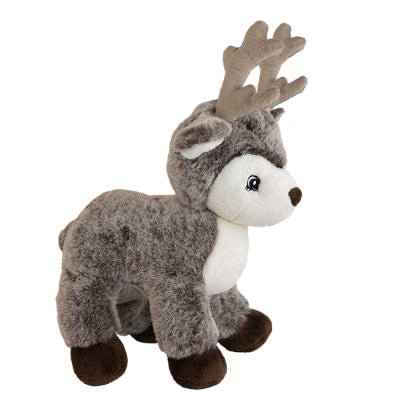 Stuffed Animal - 9" Brown Standing Reindeer