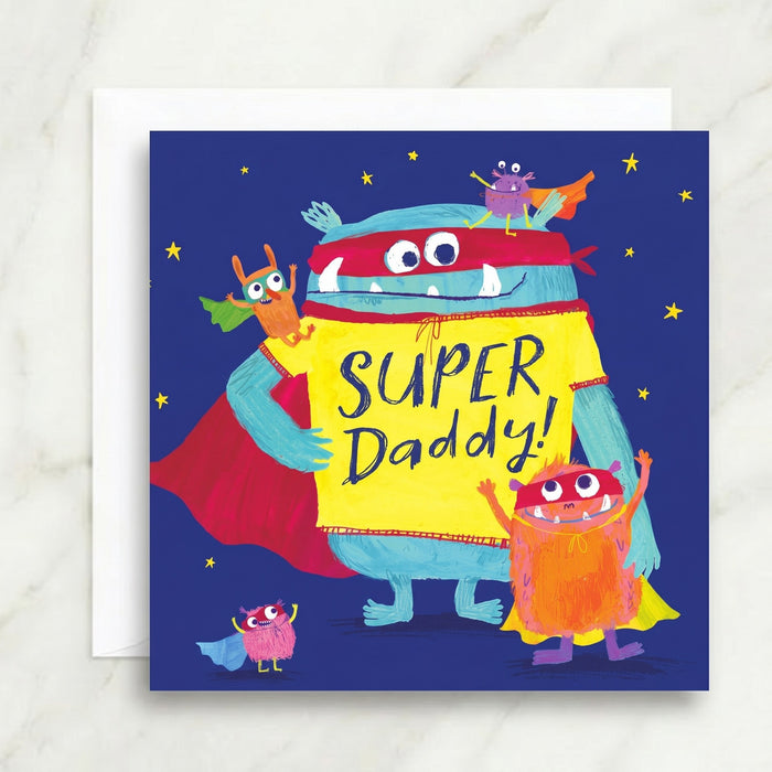 Super Daddy Monster Card