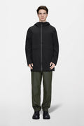 RAINS Suva Hardshell Long Jacket Black Jacket