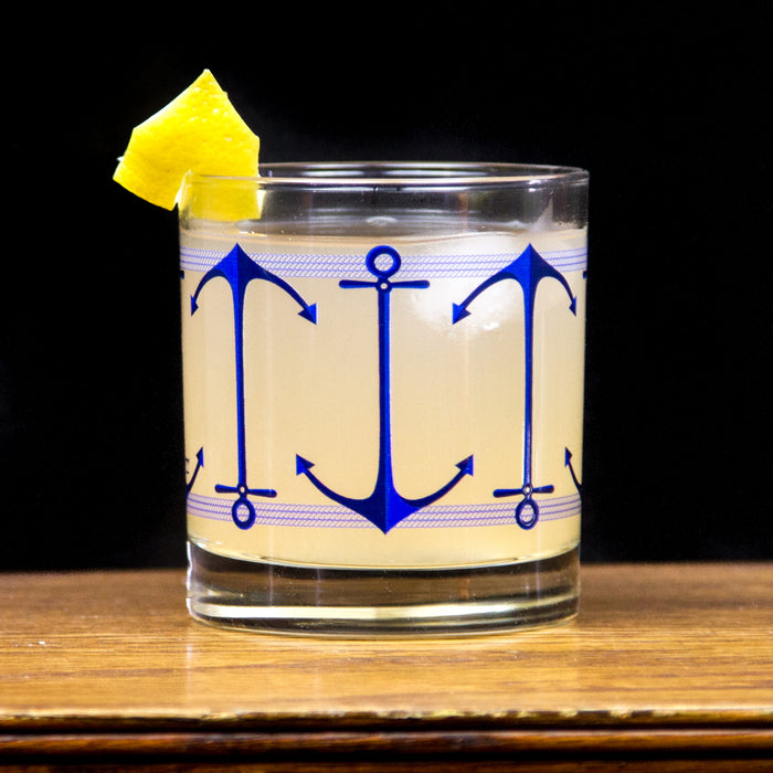 The Modern Home Bar Anchors Aweigh Rocks Glasses Cocktail Photo