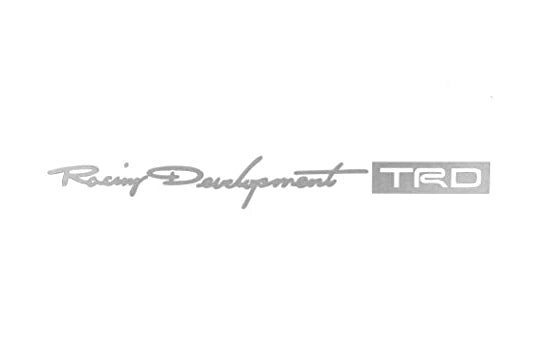 TRD Decal Logo Sticker Silver Large Size #563191010 TRD