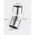 Universal splash filter faucet