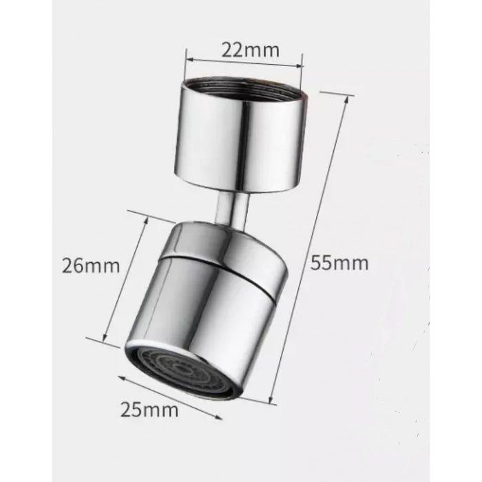Universal splash filter faucet