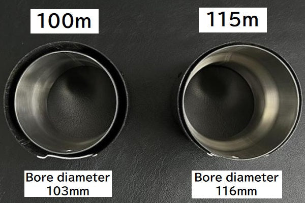 URAS Carbon Muffler End - 100mm/115mm
