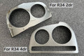 URAS Tail Lamp Cover RH/LH Set - Skyline R34 2Dr/4Dr