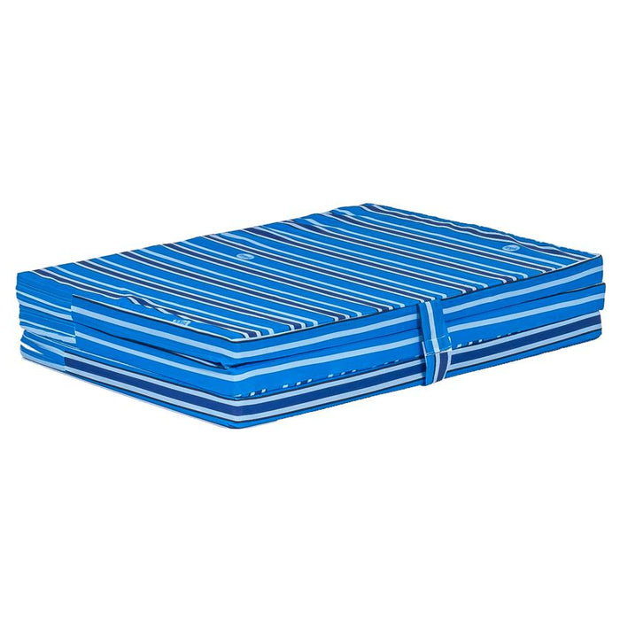 Uratex Fold-A-Mattress with Waterproof Underlining Cover in blue