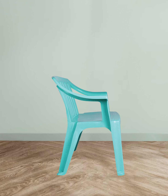 Uratex Monoblock 2001 Casablanca Loveseat in mint and green, right side view