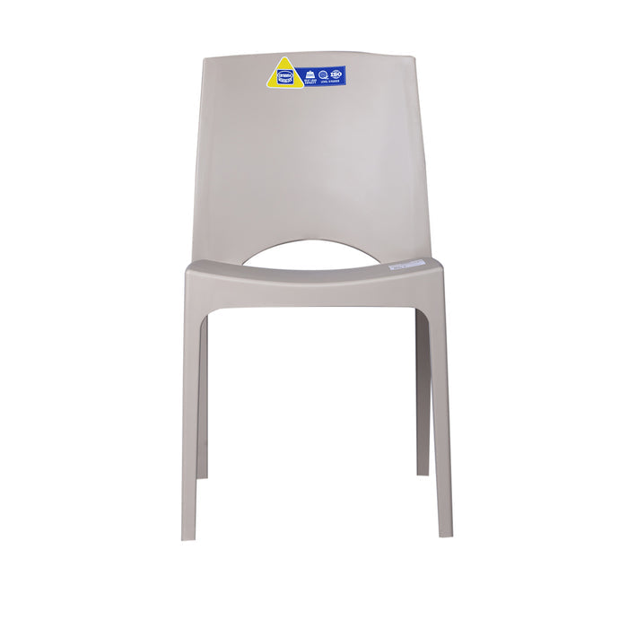 Uratex Monoblock Brooklyn Chair in beige, front view