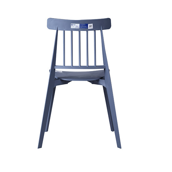 Uratex Monoblock Enna Chair in gray, back view
