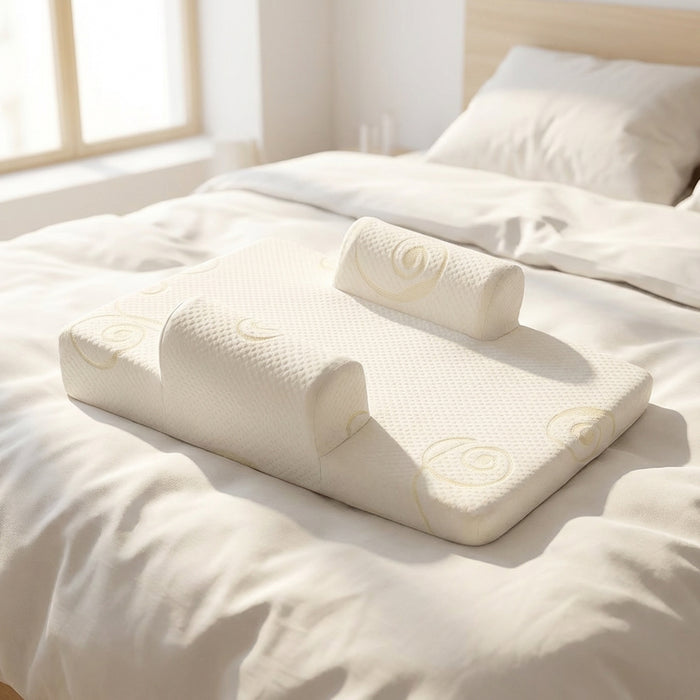 Uratex Sleep Positioner, shown in a room setting