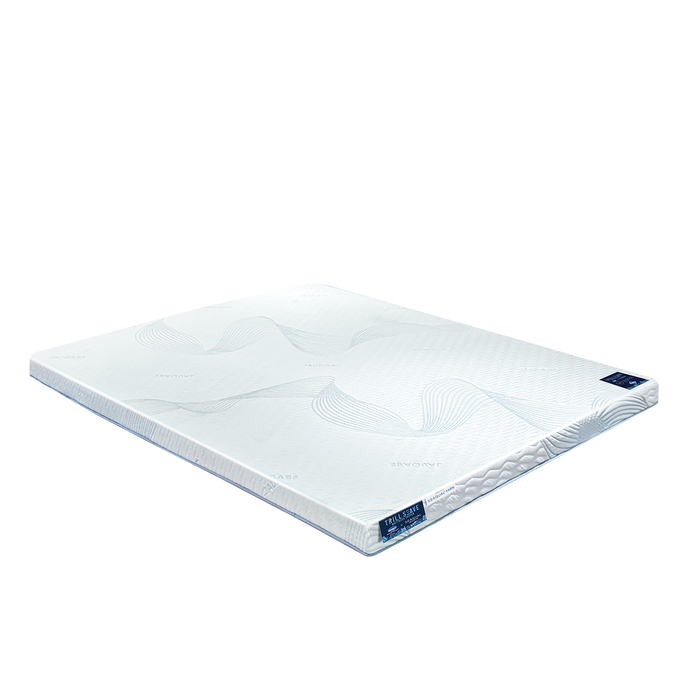 Uratex Trill Seave Mattress Topper, angled view