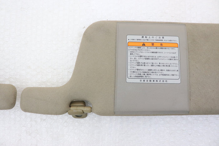 [USED] NISSAN Sun Visor Set (LH & RH) – Skyline ER34 25GT Turbo (Late Model) 4-Door #1100333215