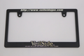 VEILSIDE License Plate Frame Black x Silver #106191042