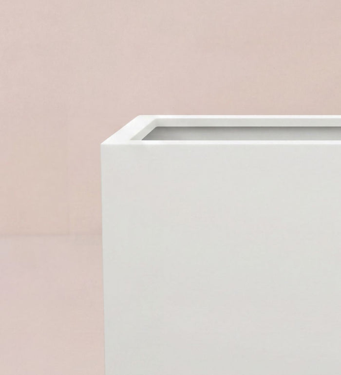 White Vivo Square Pot 30cm