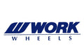 WORK Body Decal Sticker 200mm Blue 7.8"x1.8" ##979191030 WORK
