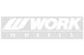 WORK Body Decal Sticker 200mm White 7.8"x1.8" ##979191022 WORK