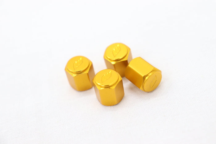 WORK Tire Tyre Wheel Valve Stem Air Cap Cover 4pcs Orange ##979131061 WORK