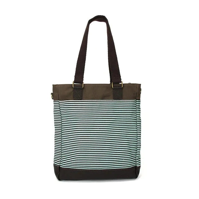 Work Tote Blue Stripe Sloth
