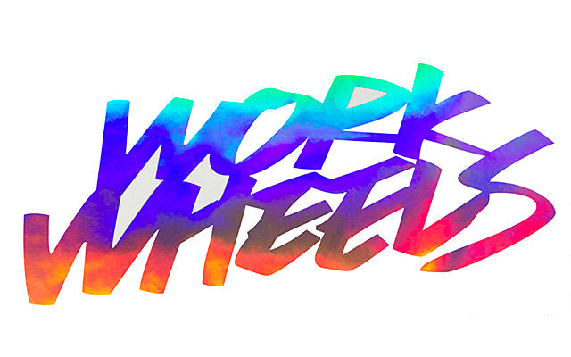 WORK Wheel Aurora Hologram Sticker