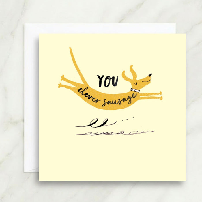 You Clever Sausage Card