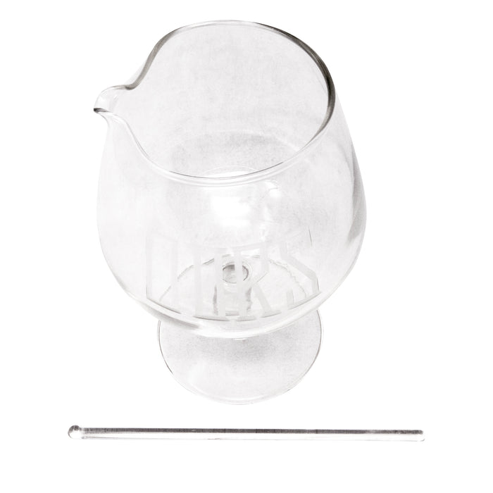 Vintage You Me & Ours Pedestal Cocktail Pitcher Set Pitcher and Stirrer Top | The Hour Shop