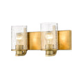Z-Lite Beckett Olde Brass Vanity 492-2V-OBR - Bath & Vanity