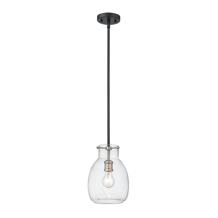 Z-Lite Bella Matte Black Brushed Nickel Mini-Pendant 476MP-ROD-MB-BN - Mini-Pendants