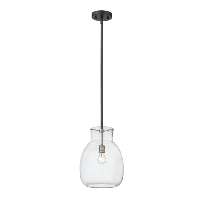 Z-Lite Bella Matte Black Brushed Nickel Mini-Pendant 476P-ROD-MB-BN - Mini-Pendants