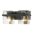 Z-Lite Bennington Matte Black 2 Light Vanity 1938-2V-MB